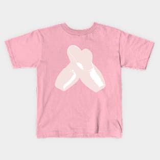 Pink Ballet Dancing Shoes Digital Art | Melanie Jensen Illustrations Kids T-Shirt